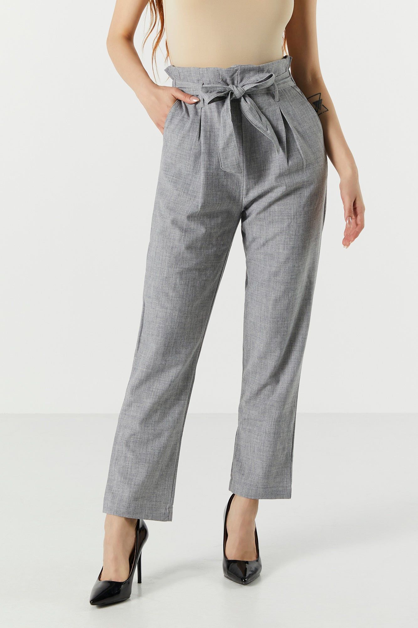 High Rise Paperbag Pant sold by Urban Planet product image thumbnail 5