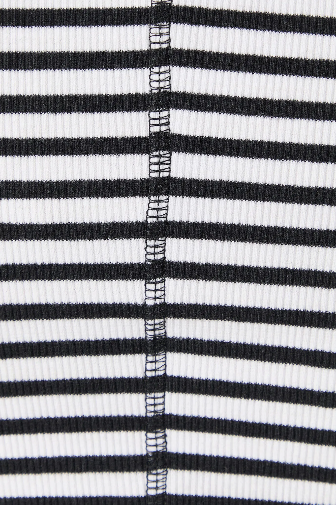 Striped Ribbed High Neck Tank sold by Urban Planet product image thumbnail 4