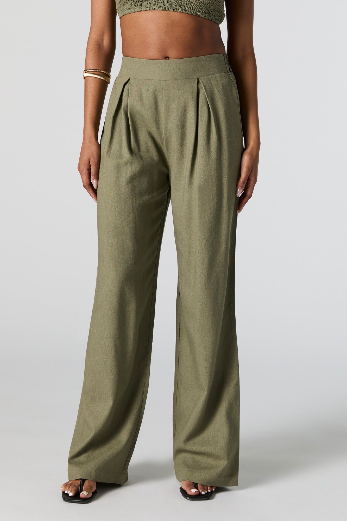 Pantalon plissé à jambe large sold by Urban Planet product image thumbnail 2