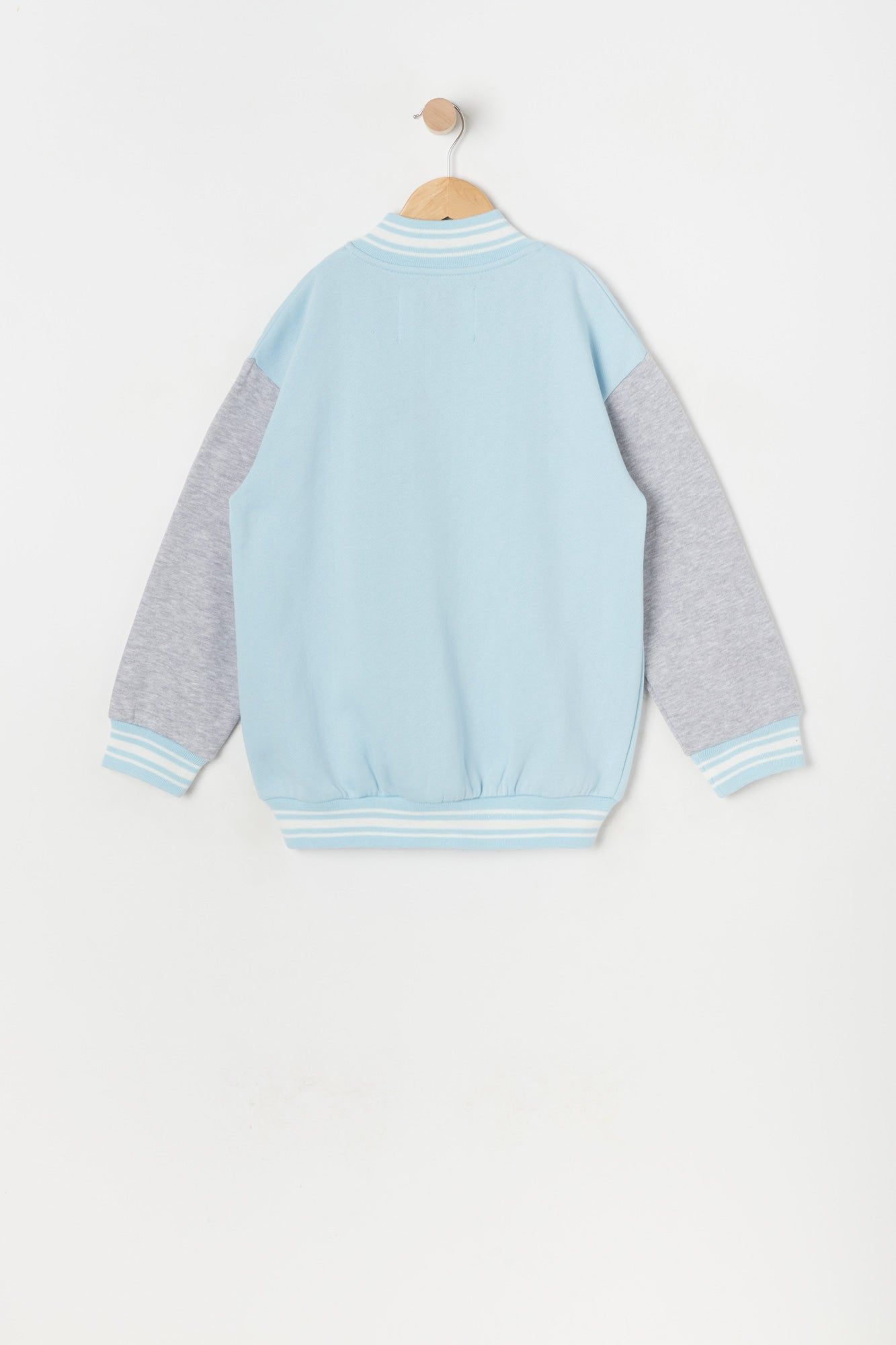 Girls Chenille Los Angeles Fleece Varsity Jacket sold by Urban Planet product image thumbnail 2