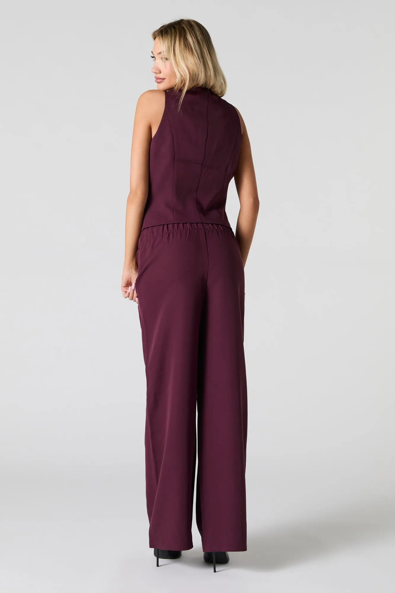 Drawstring Wide Leg Dress Pant sold by Urban Planet product image thumbnail 3