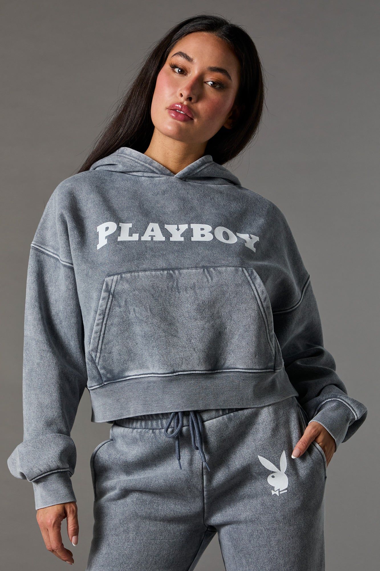 Playboy Graphic Washed Hoodie sold by Urban Planet