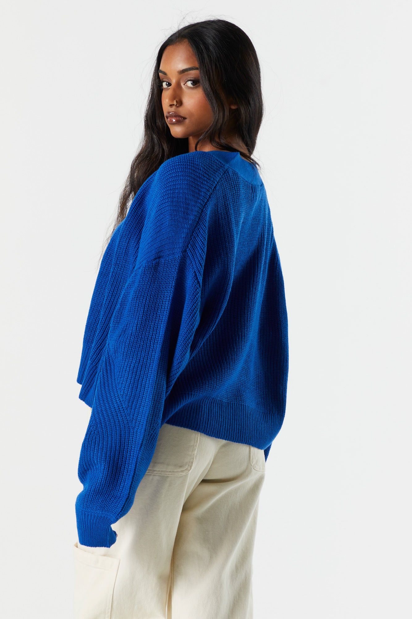 Cardigan court ouvert en tricot sold by Urban Planet product image thumbnail 5