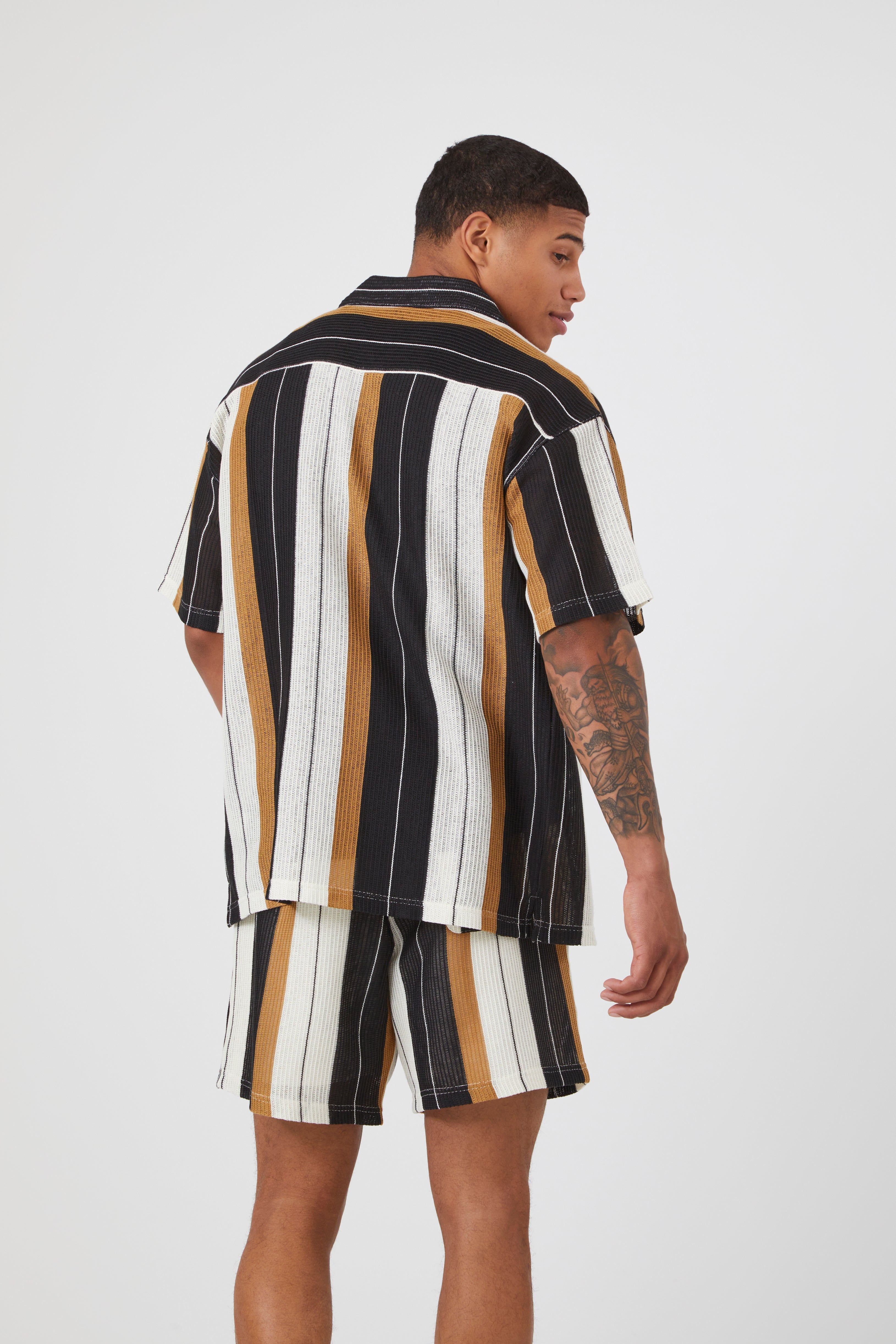 Haut boutonné rayé sold by Urban Planet product image thumbnail 2