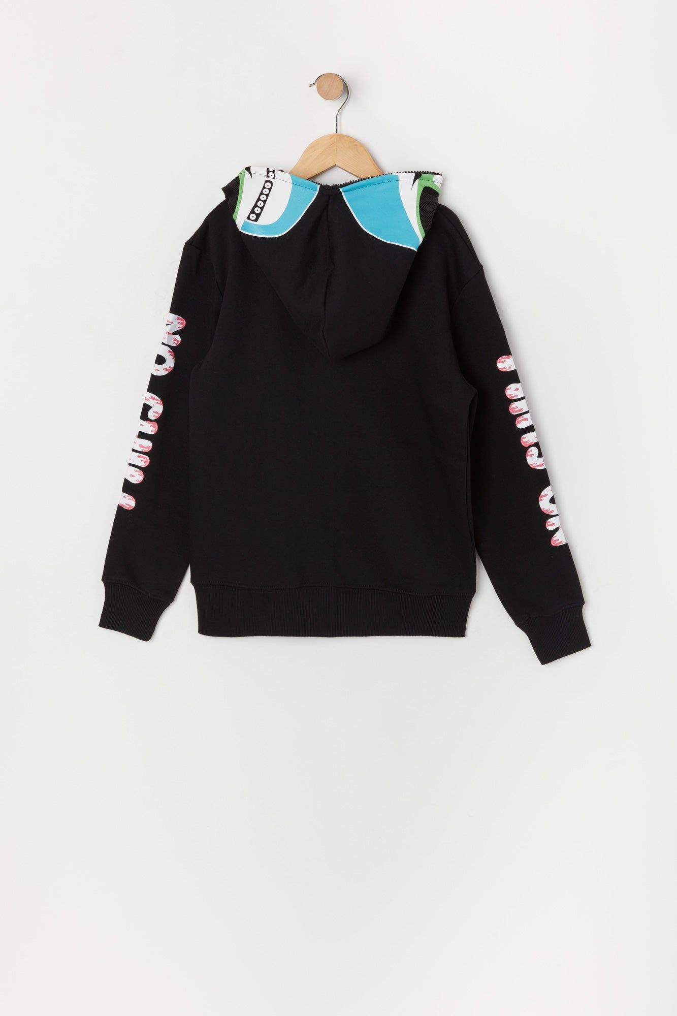 Boys Skeleton Slushie Full Zip Hoodie sold by Urban Planet product image thumbnail 3