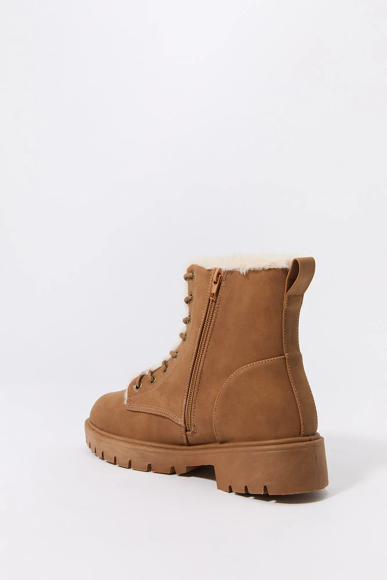 Faux Fur Lined Lace Up Boot sold by Urban Planet product image thumbnail 4