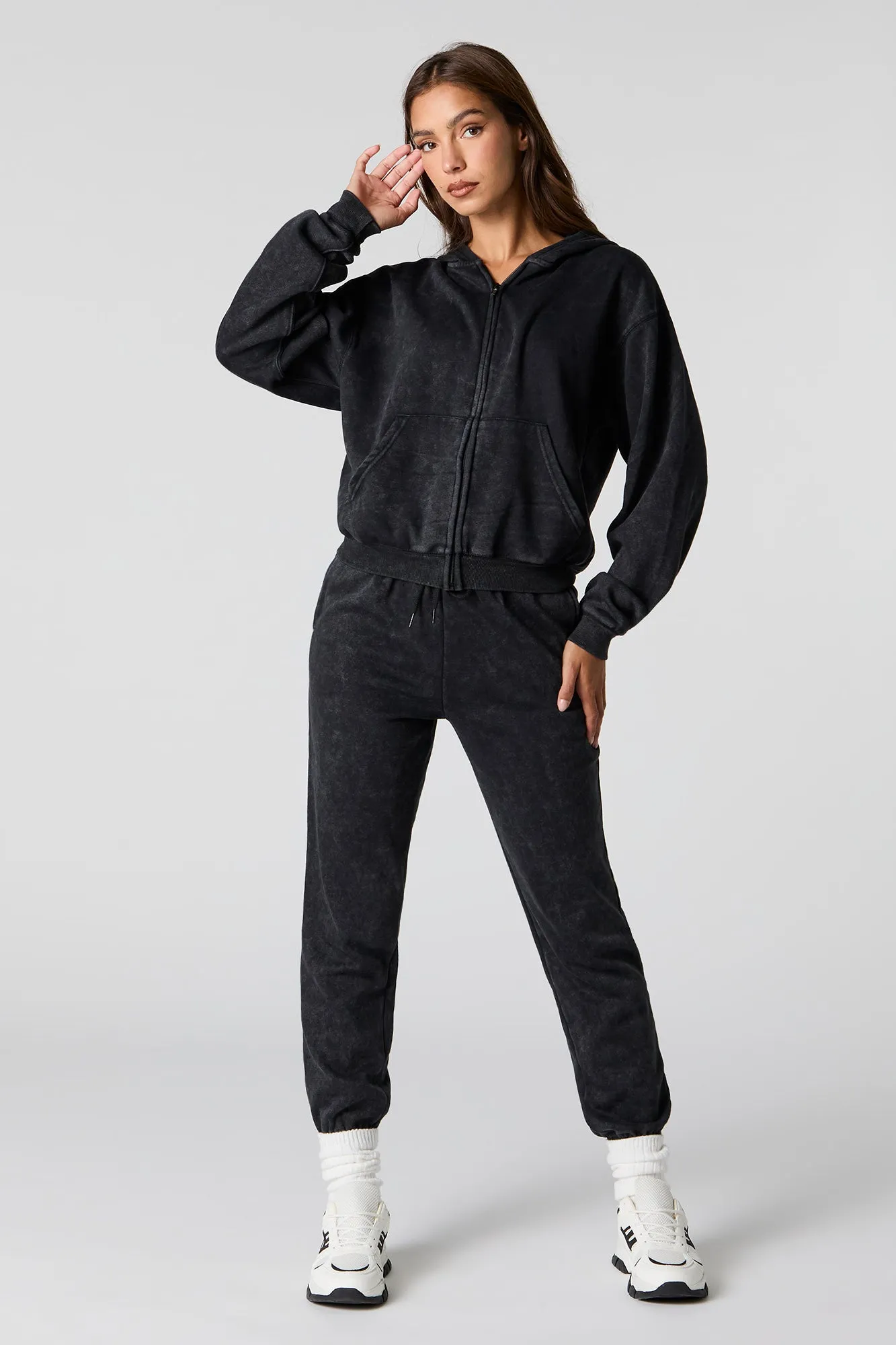 Jogger en molleton délavé sold by Urban Planet product image thumbnail 4