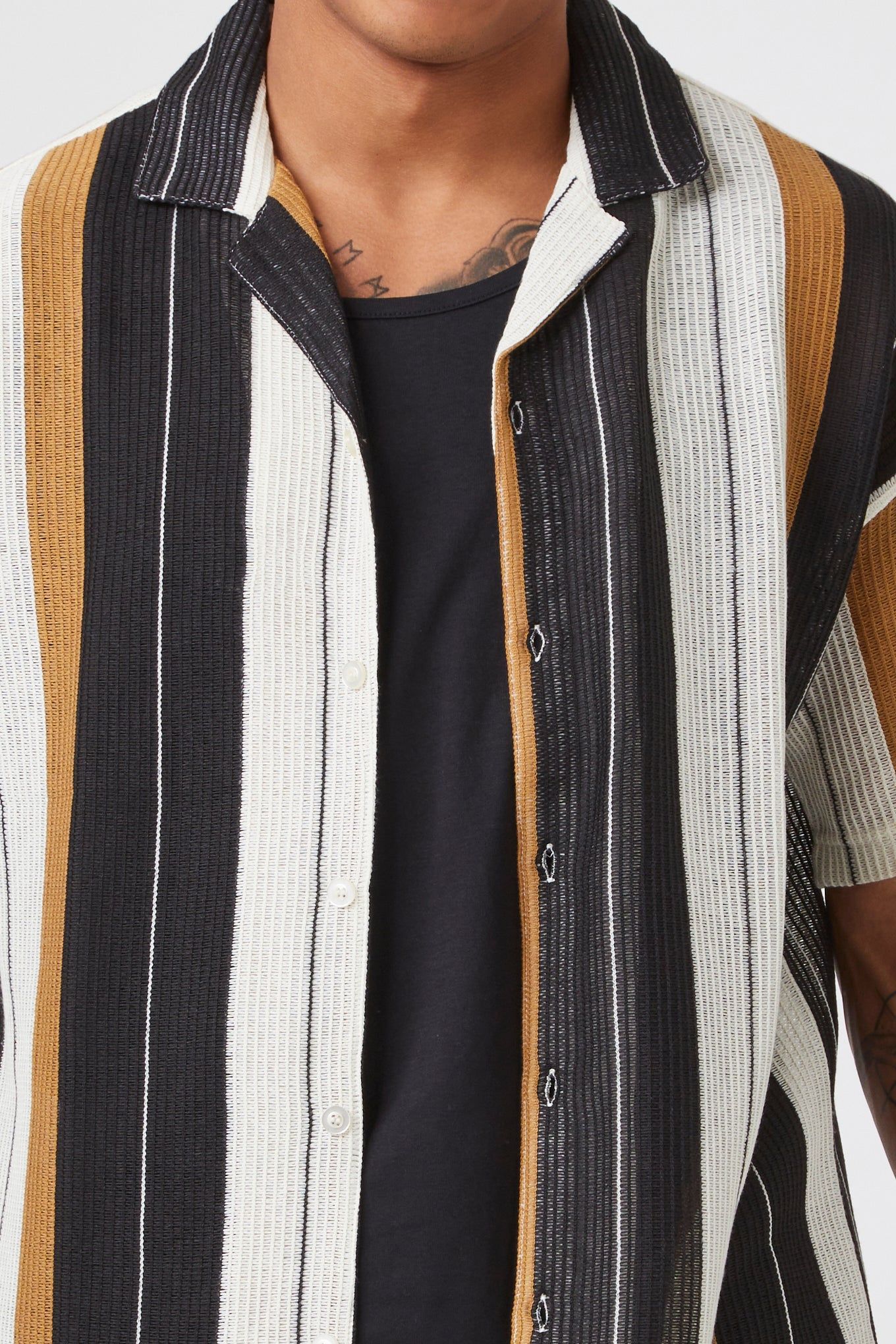 Haut boutonné rayé sold by Urban Planet product image thumbnail 5