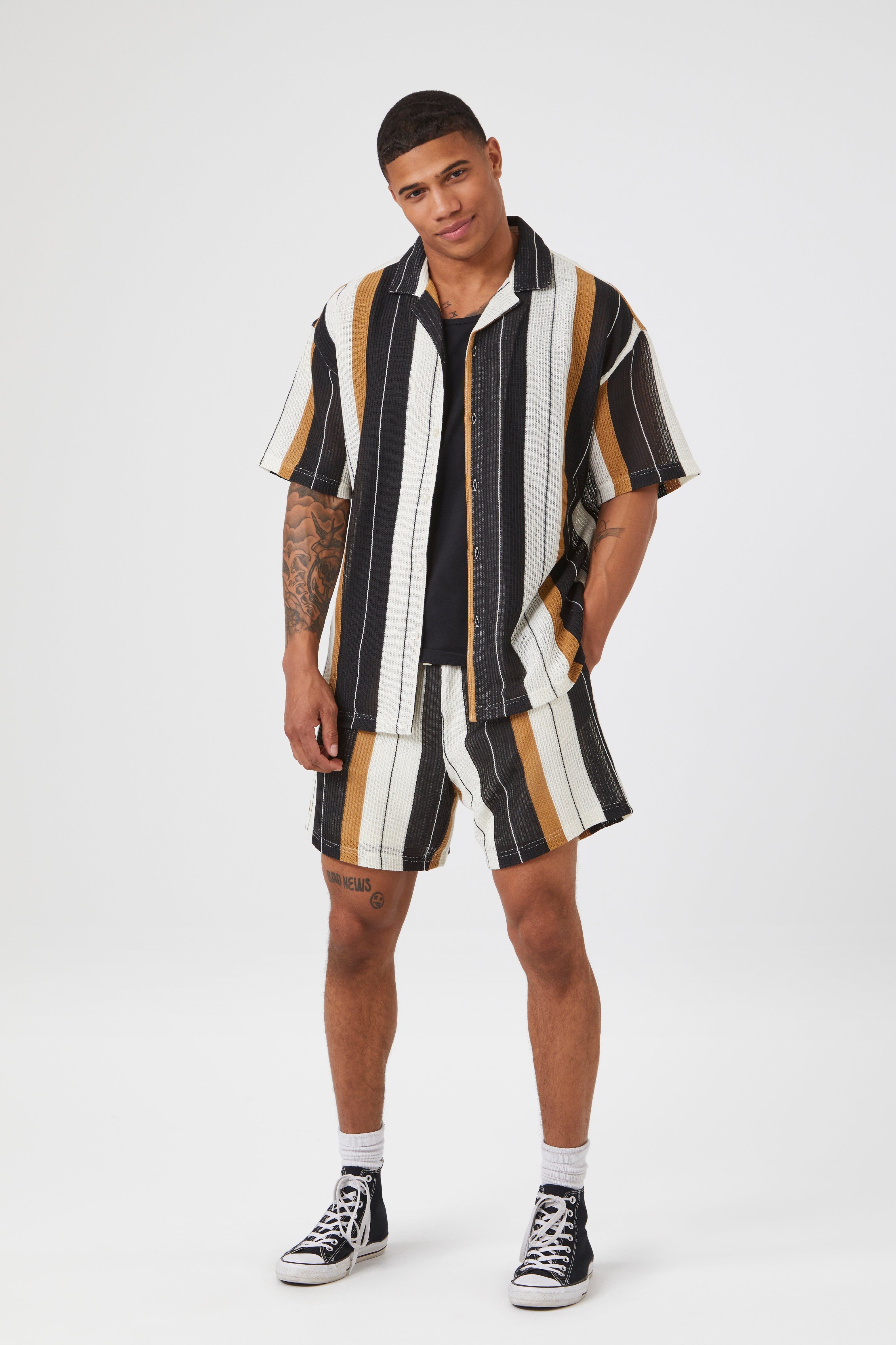 Haut boutonné rayé sold by Urban Planet product image thumbnail 4