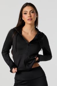 Active Zip-Up Hoodie sold by Urban Planet