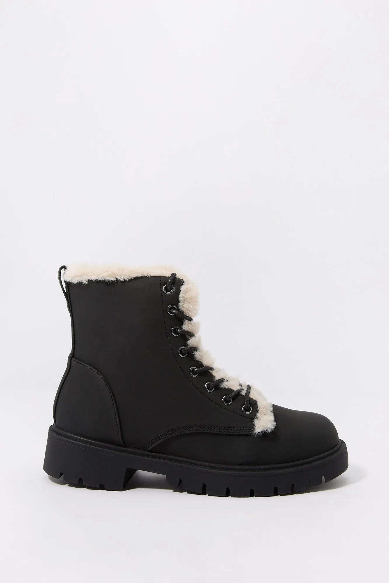 Faux Fur Lined Lace Up Boot sold by Urban Planet product image thumbnail 5