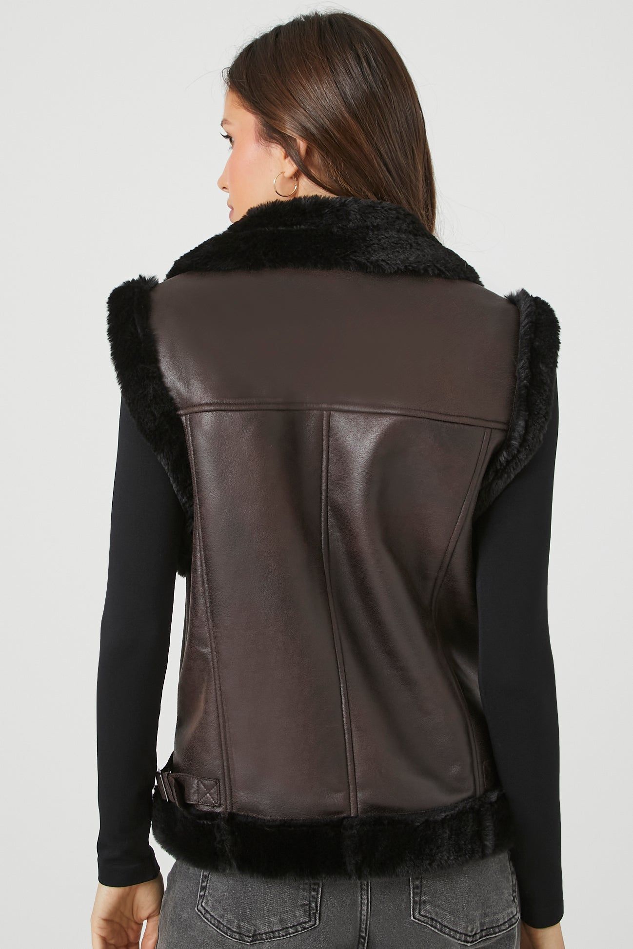Faux Fur and Suede Vest sold by Urban Planet product image thumbnail 2