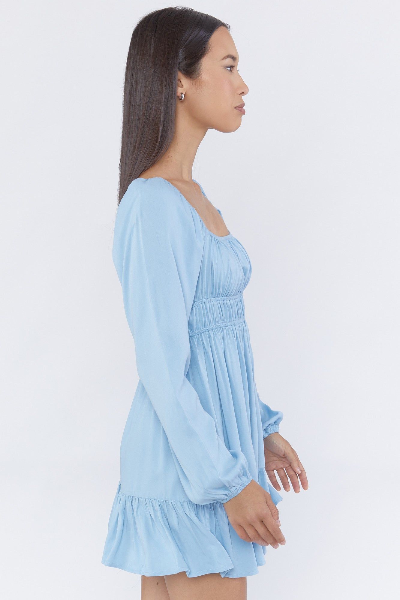 Robe de style laitière à manches longues avec taille cintrée sold by Urban Planet product image thumbnail 3