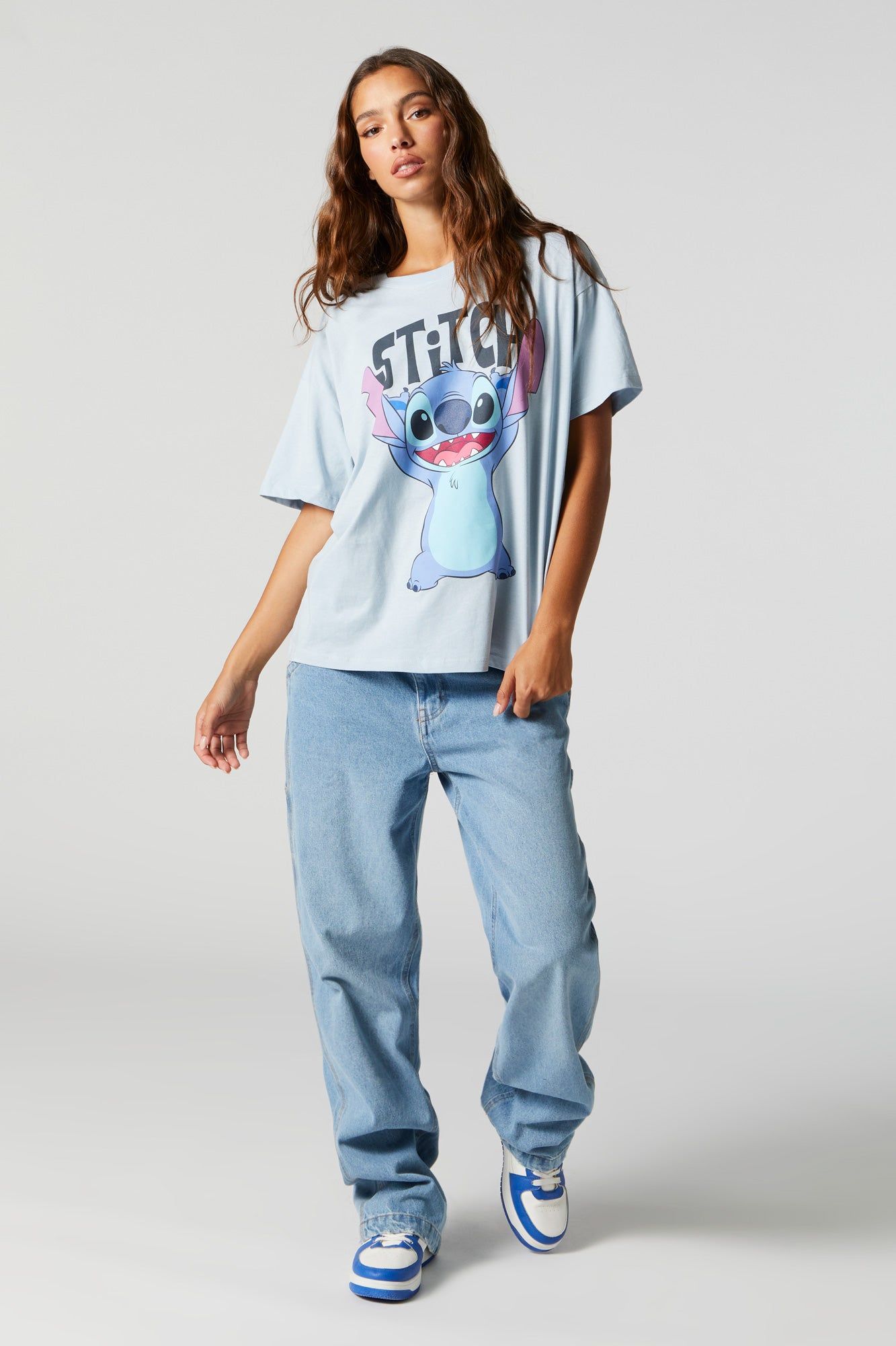 Stitch Graphic Boyfriend T-shirt sold by Urban Planet product image thumbnail 3