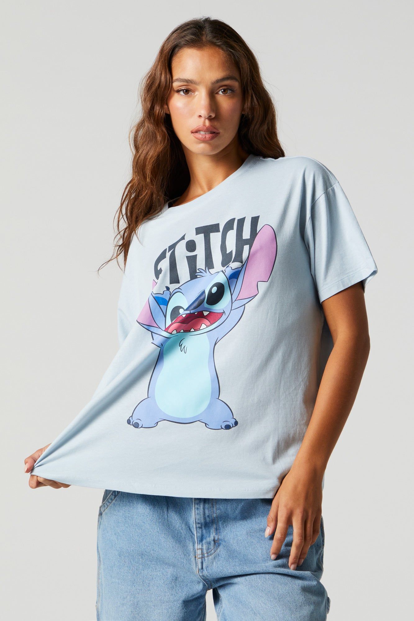 Stitch Graphic Boyfriend T-shirt sold by Urban Planet product image thumbnail 2