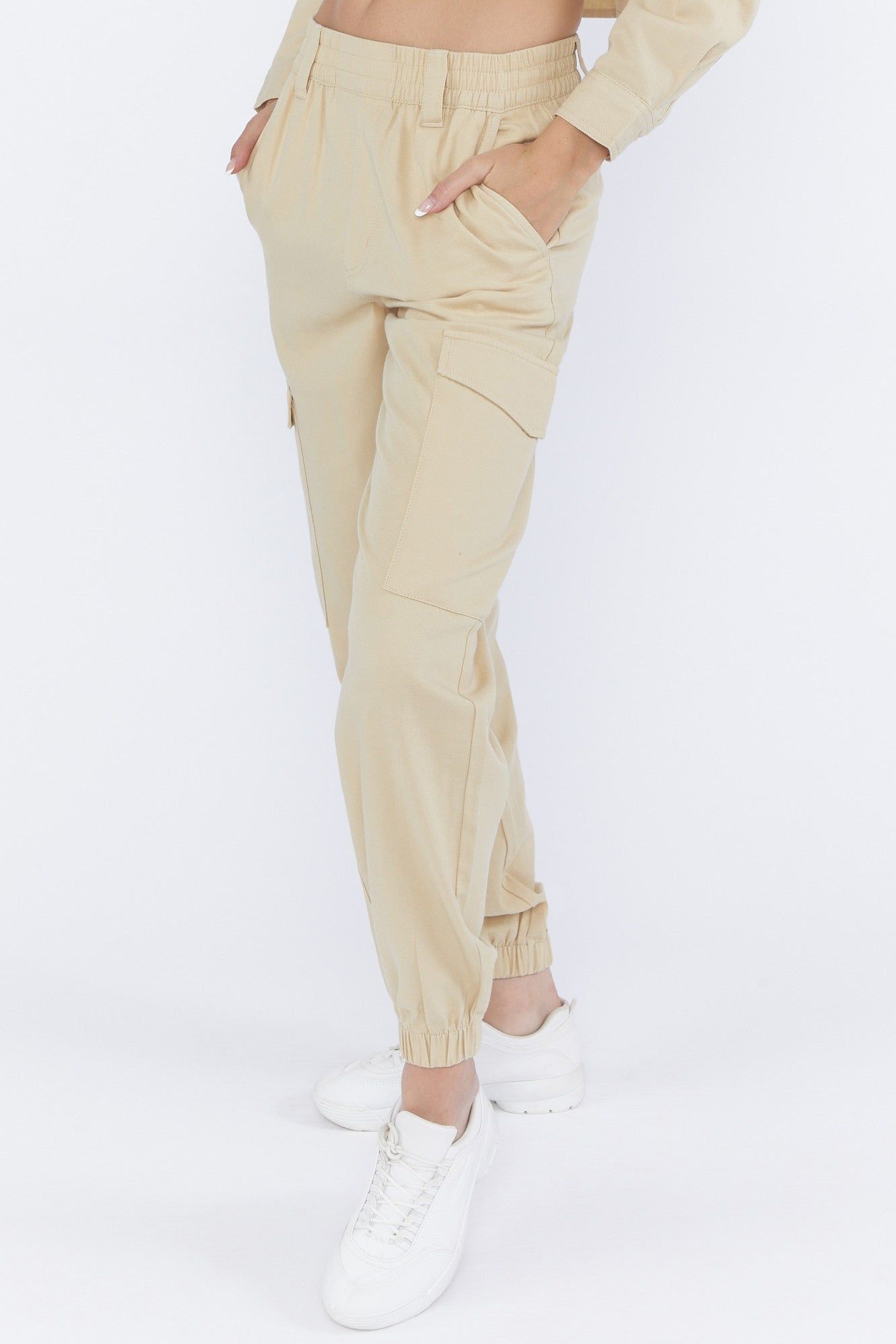 Casual Tencel Cargo Jogger sold by Urban Planet product image thumbnail 3