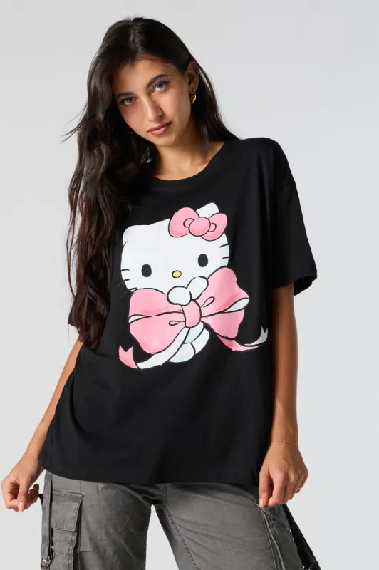 Hello Kitty Graphic Boyfriend T-Shirt sold by Urban Planet