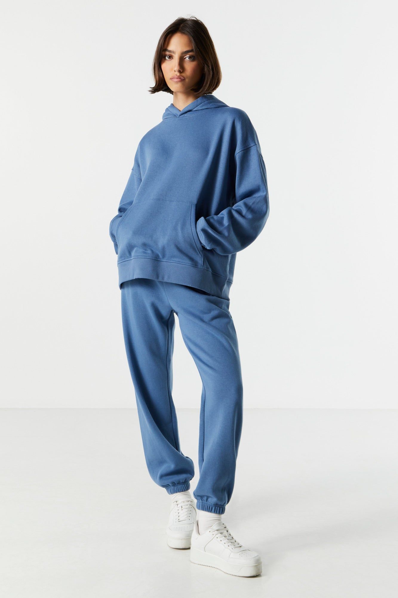 Haut surdimensionné à capuchon en molleton uni sold by Urban Planet product image thumbnail 3