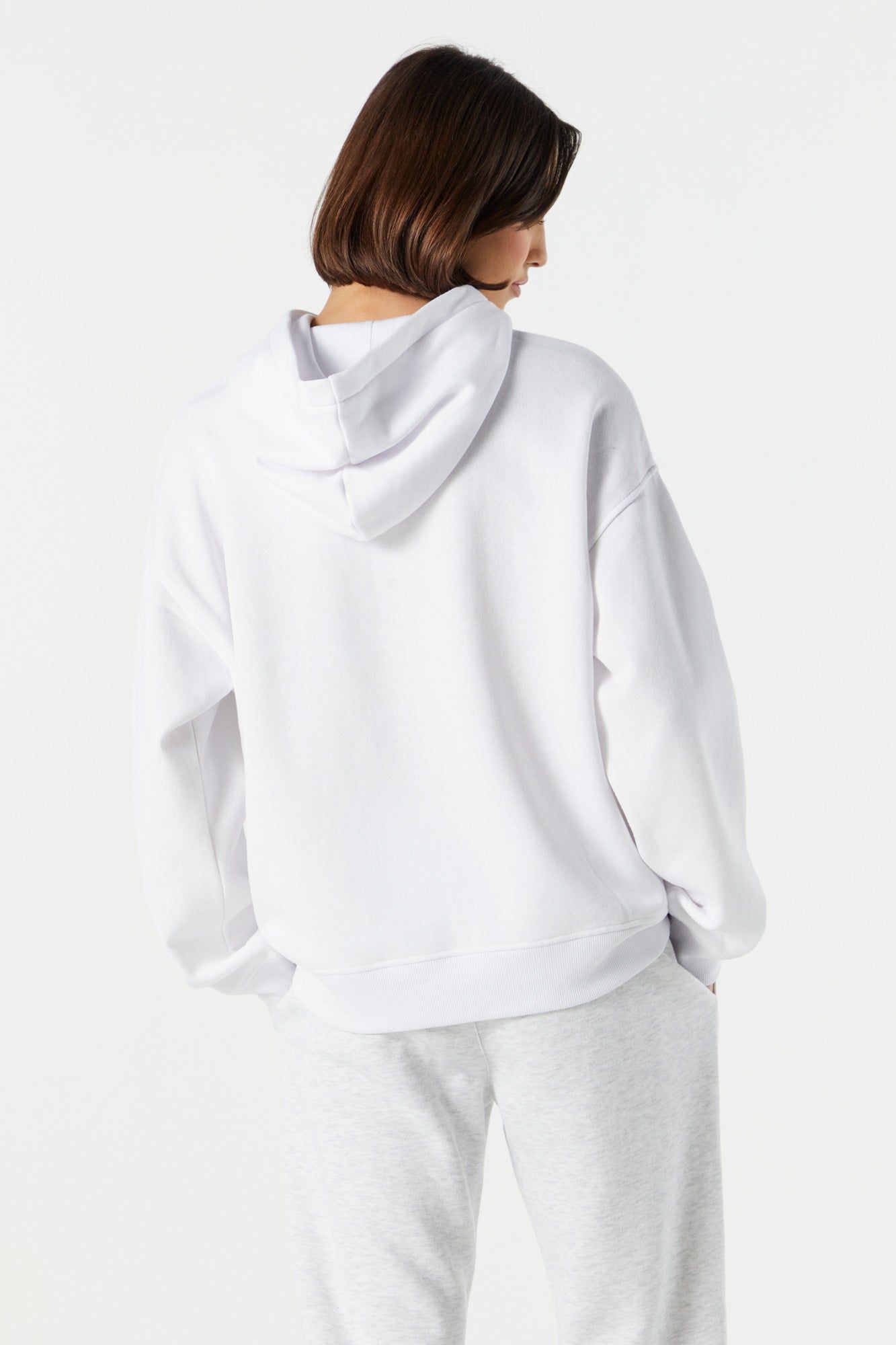 Haut surdimensionné à capuchon en molleton uni sold by Urban Planet product image thumbnail 5