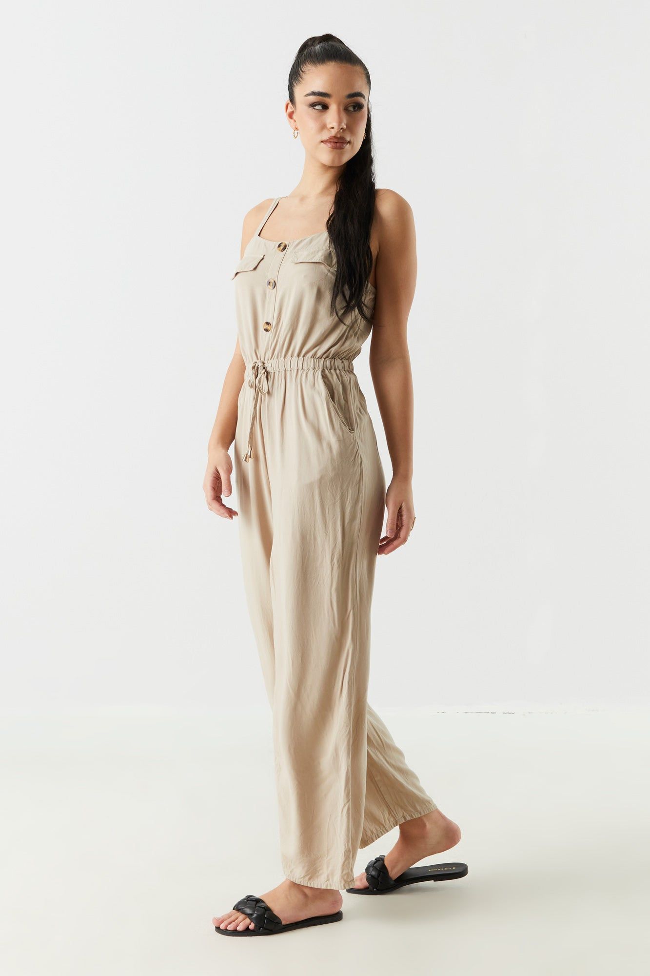 Justaucorps boutonné avec taille élastique sold by Urban Planet product image thumbnail 4