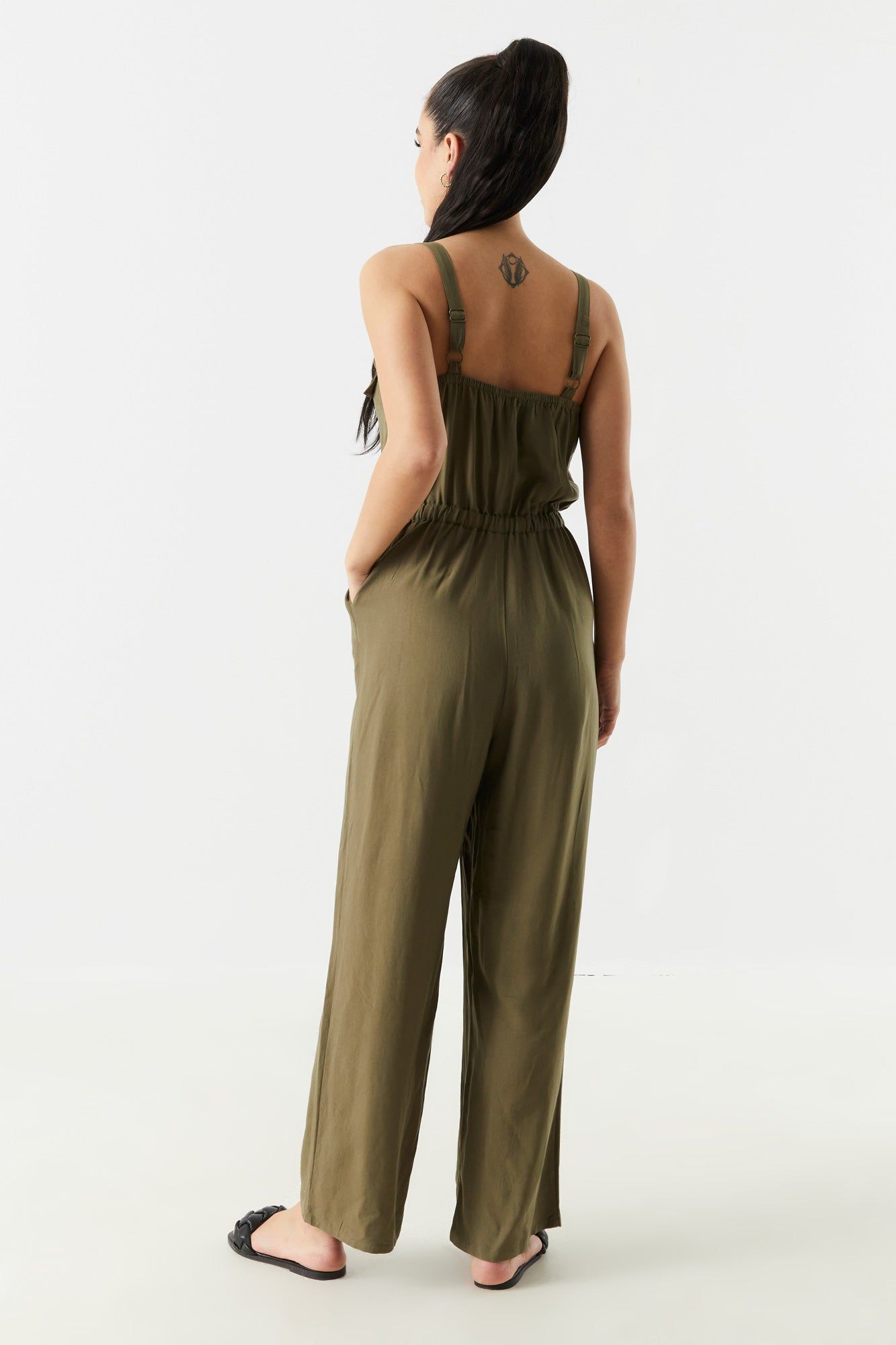 Justaucorps boutonné avec taille élastique sold by Urban Planet product image thumbnail 6