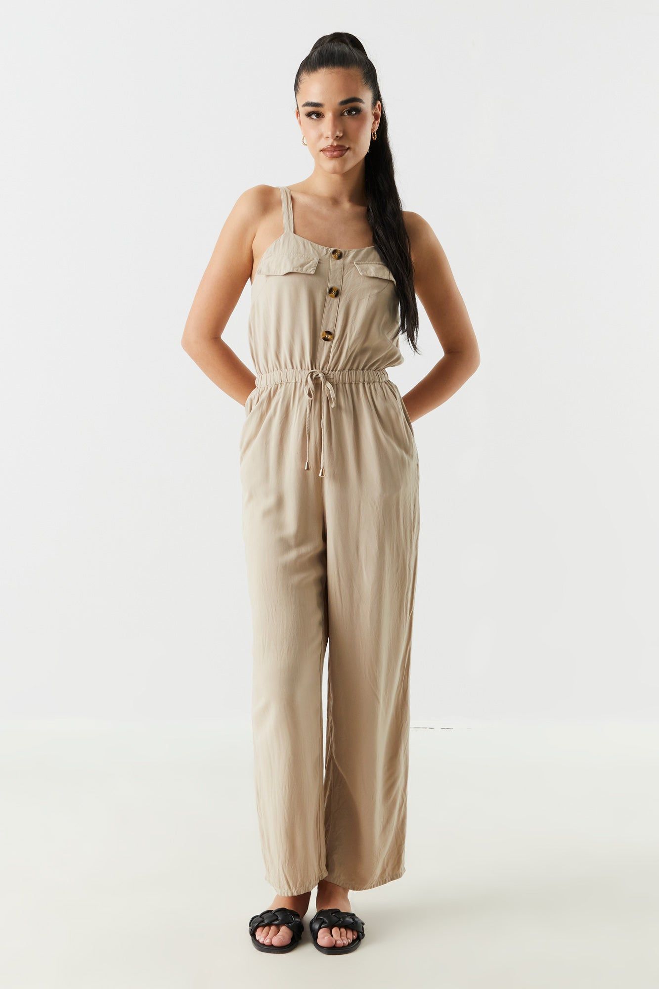 Justaucorps boutonné avec taille élastique sold by Urban Planet product image thumbnail 2