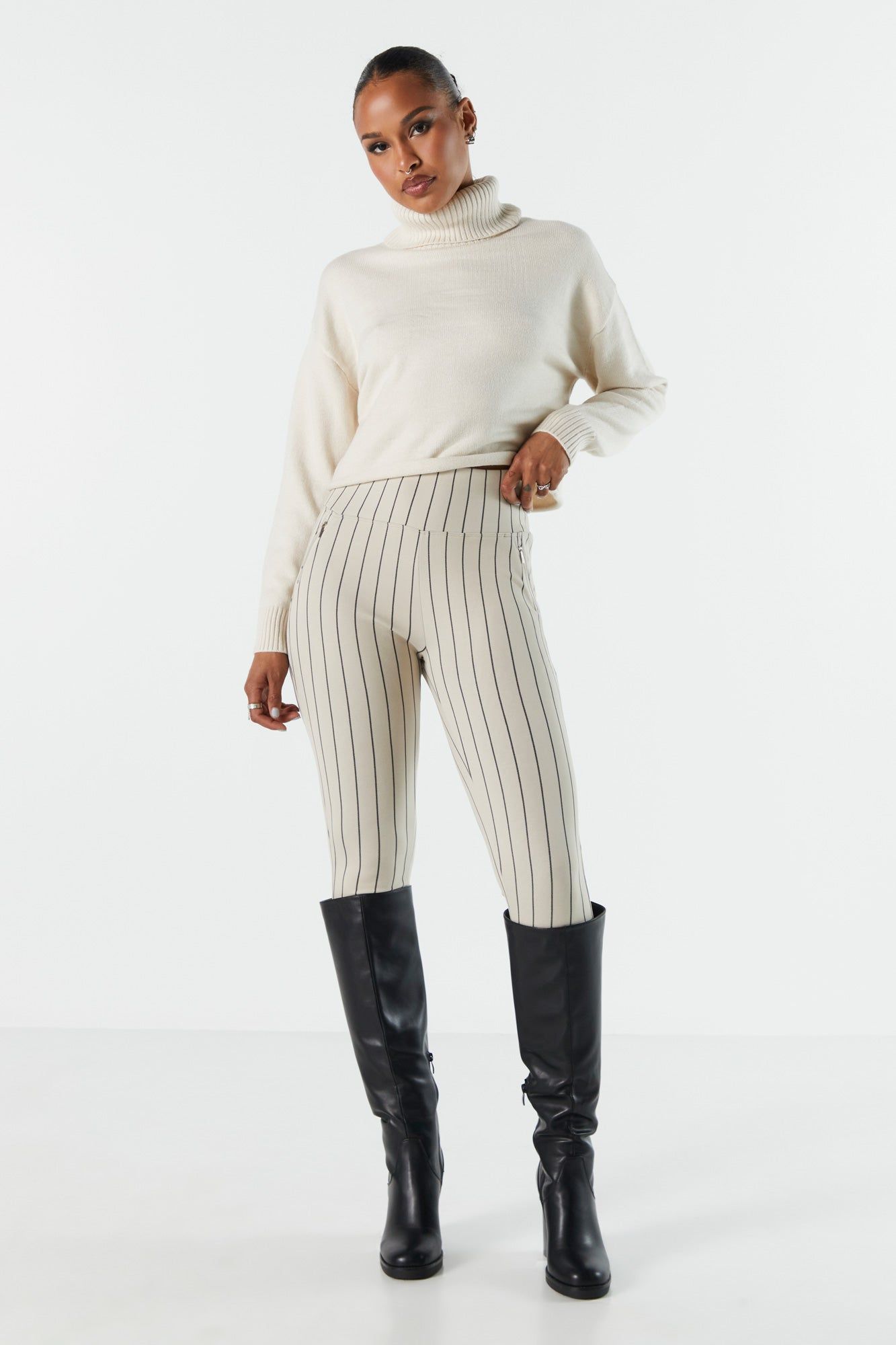 Printed Super Soft Zip Pocket Legging sold by Urban Planet