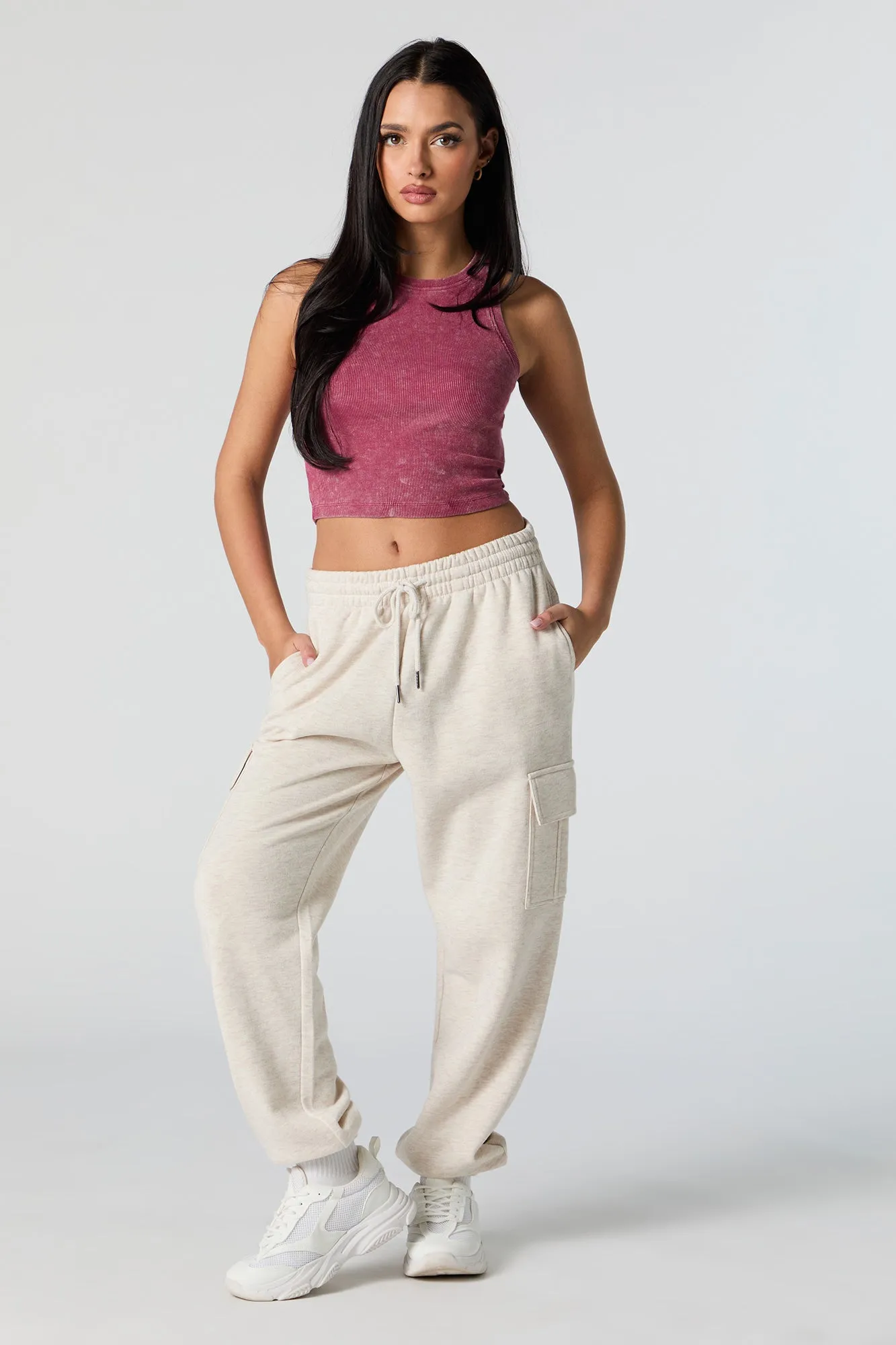 Débardeur côtelé court délavé sold by Urban Planet product image thumbnail 3