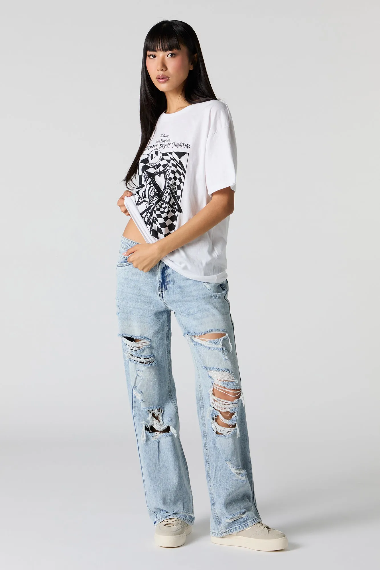 T-shirt à imprimé The Nightmare Before Christmas sold by Urban Planet product image thumbnail 2