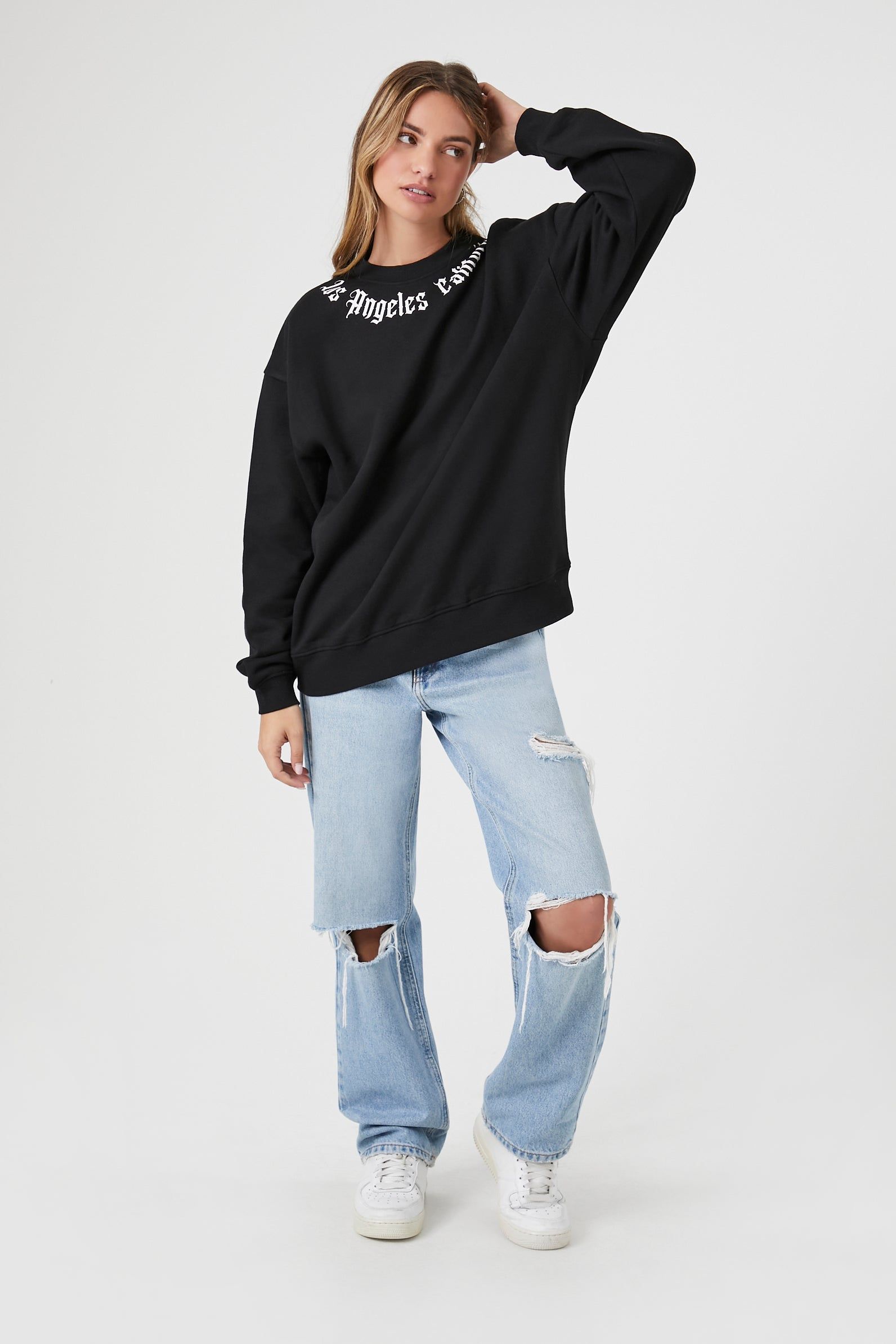 Chandail en molleton à imprimé Los Angeles sold by Urban Planet product image thumbnail 4