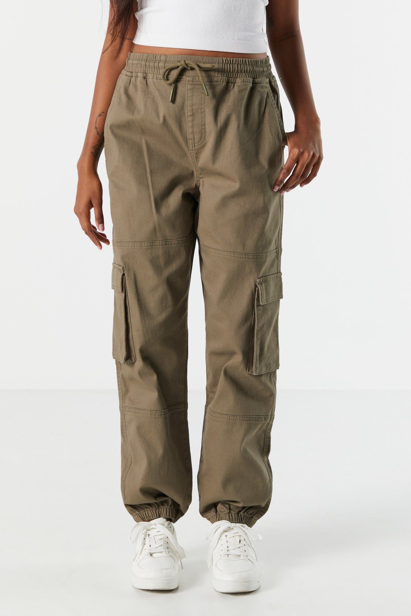 Pantalon de jogging cargo à taille coulissante sold by Urban Planet product image thumbnail 5