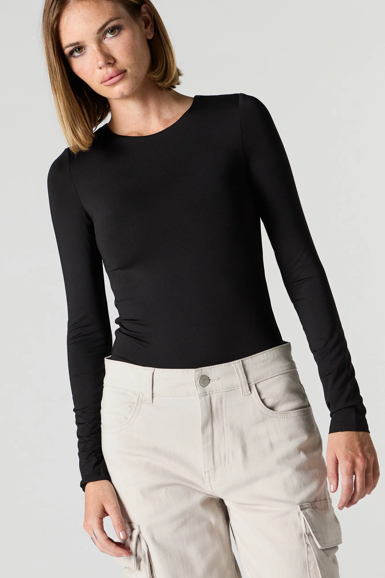 Maillot ras du cou profilé à manches longues sold by Urban Planet product image thumbnail 5