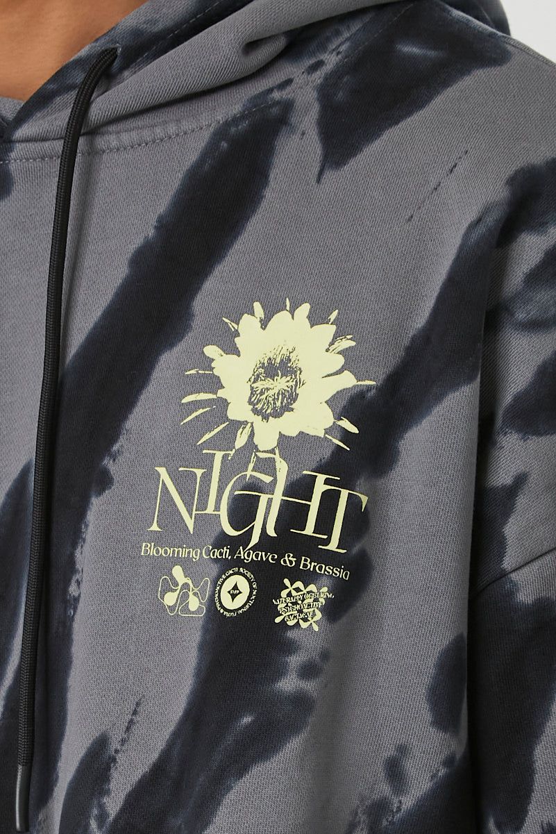 Tie-Dye Cacti Graphic Hoodie sold by Urban Planet product image thumbnail 5