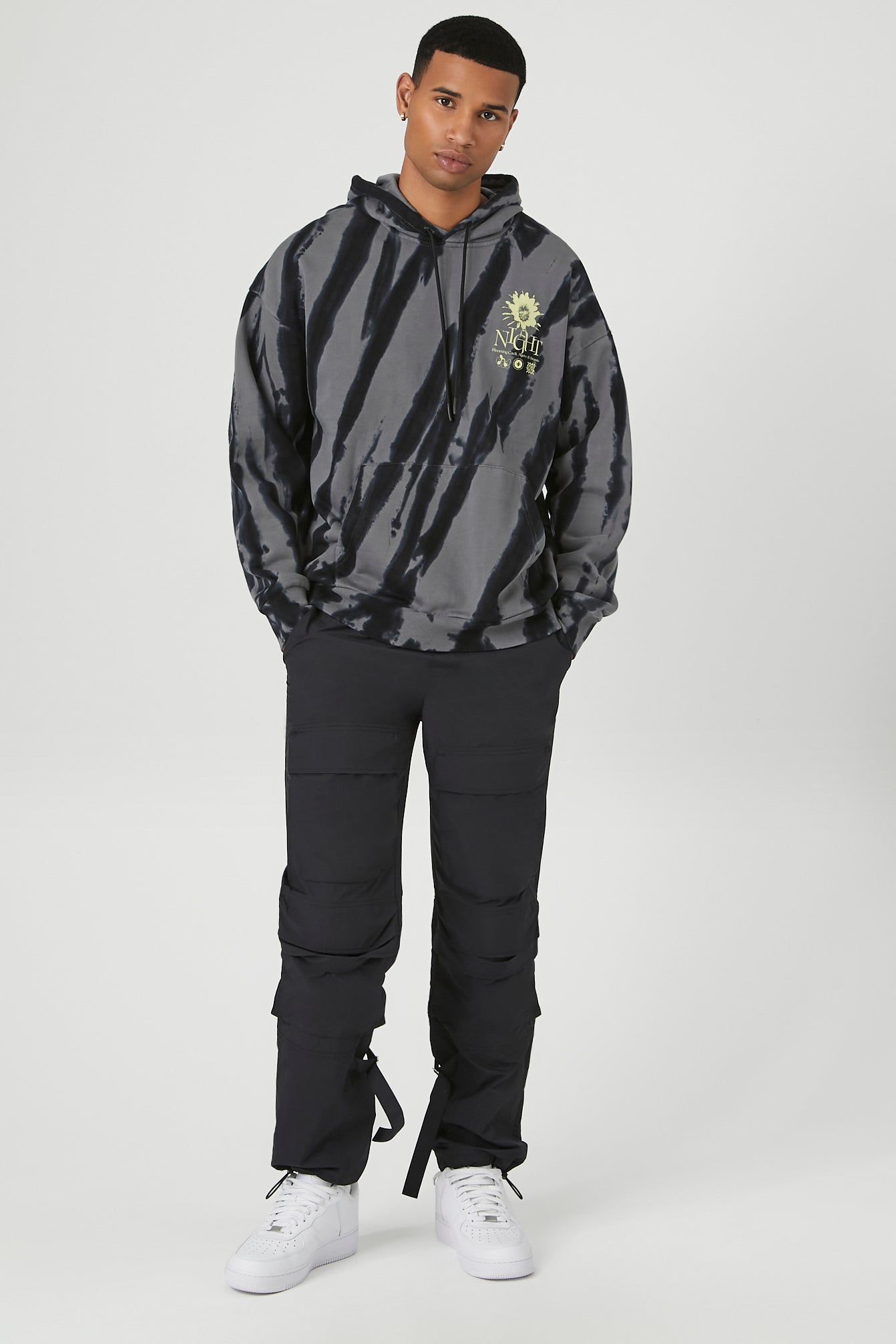 Tie-Dye Cacti Graphic Hoodie sold by Urban Planet product image thumbnail 4