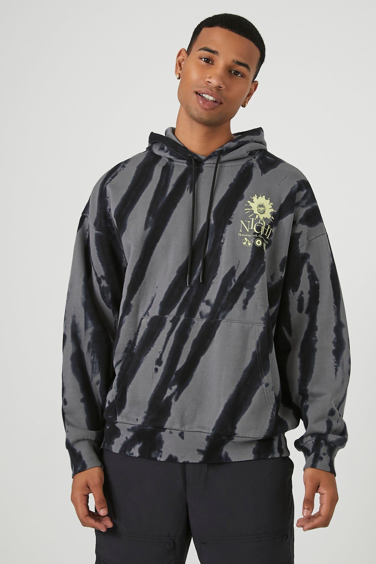 Tie-Dye Cacti Graphic Hoodie sold by Urban Planet
