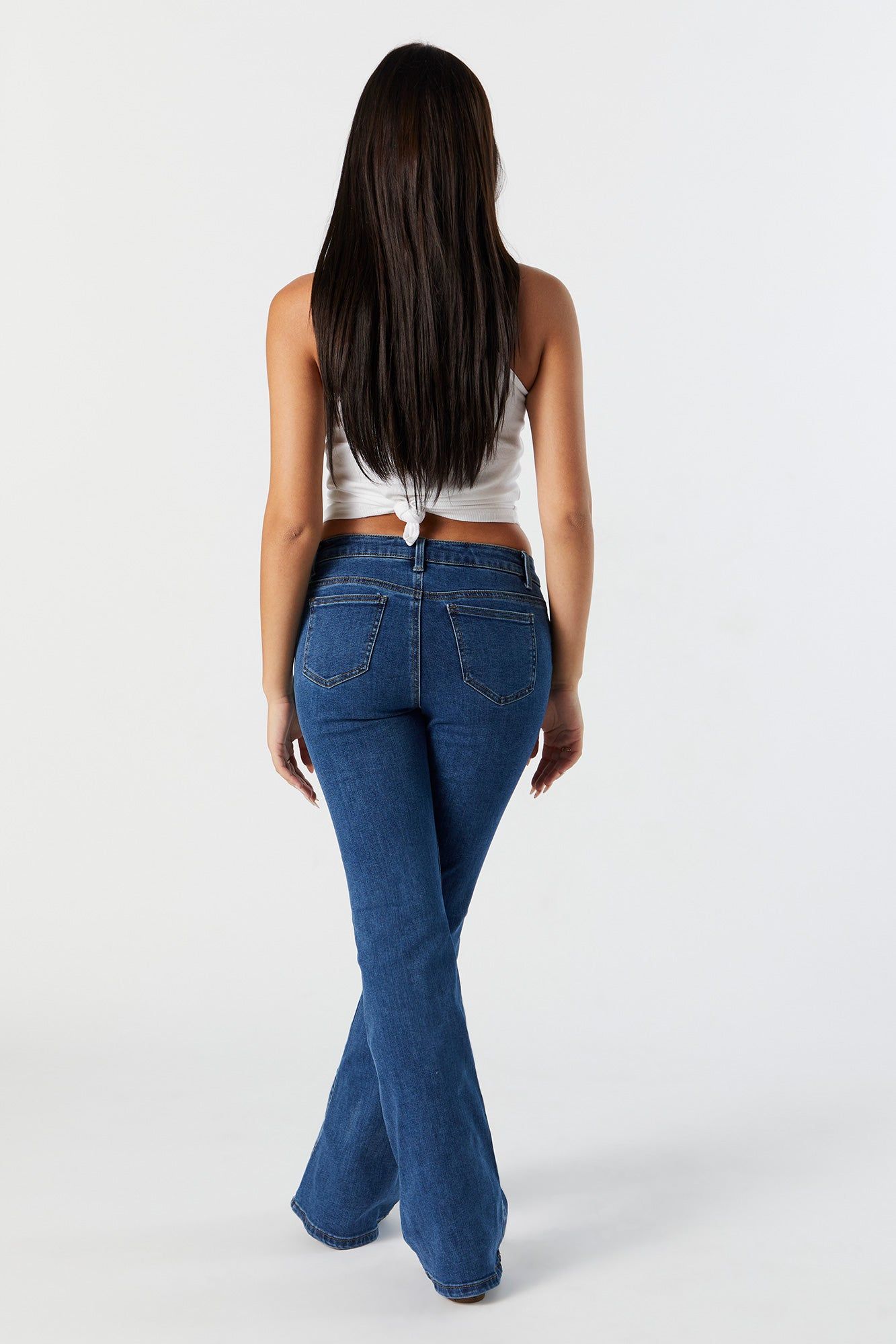 Austin Dark Wash Flare Jean sold by Urban Planet product image thumbnail 4