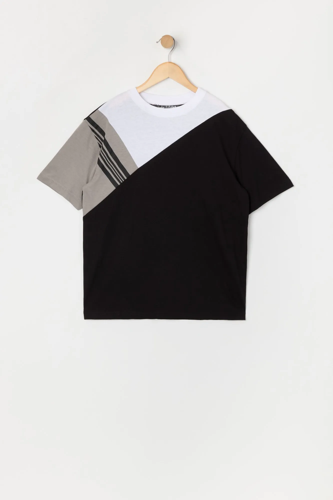 Boys Colourblock Crewneck T-Shirt sold by Urban Planet product image thumbnail 3