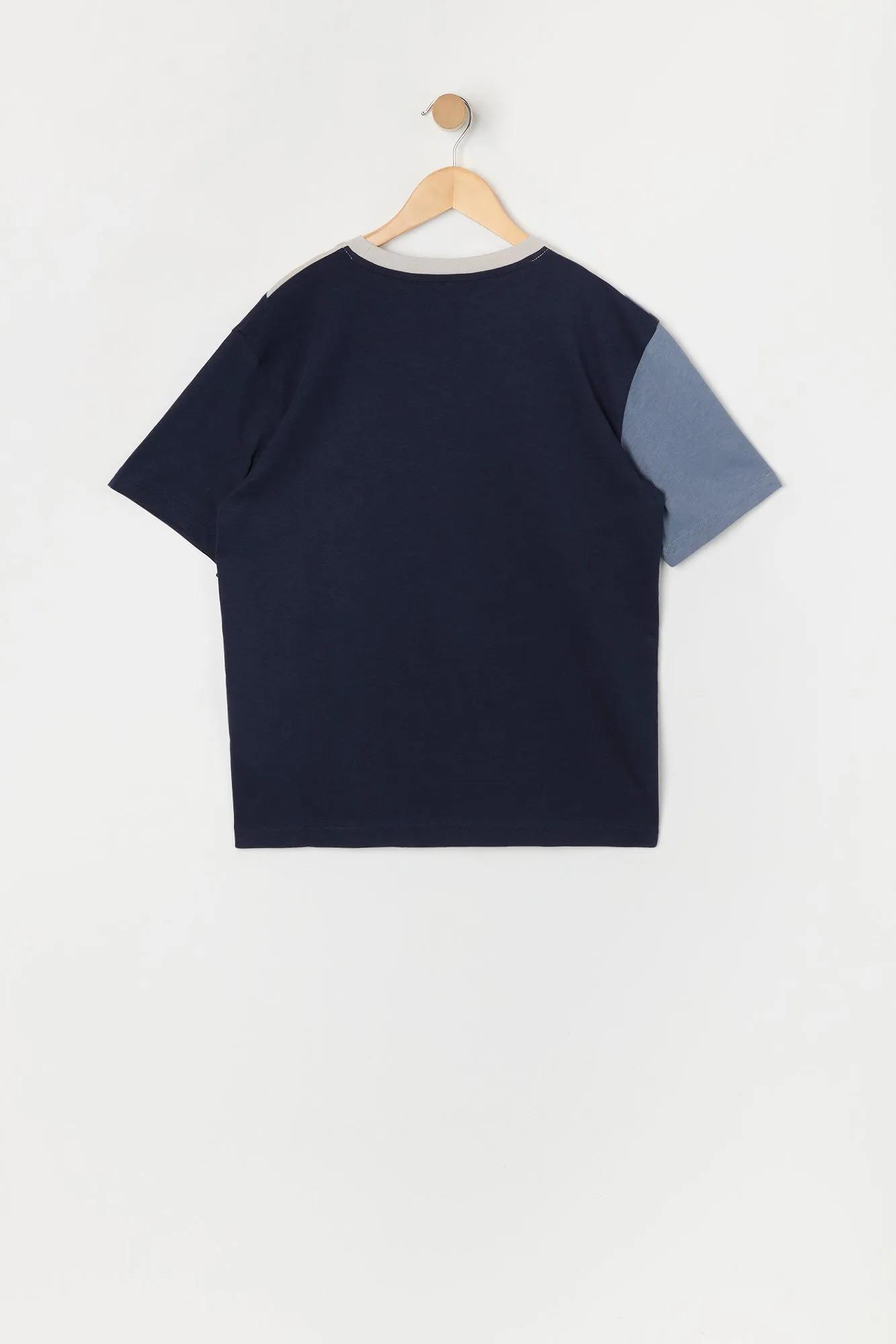 Boys Colourblock Crewneck T-Shirt sold by Urban Planet product image thumbnail 2