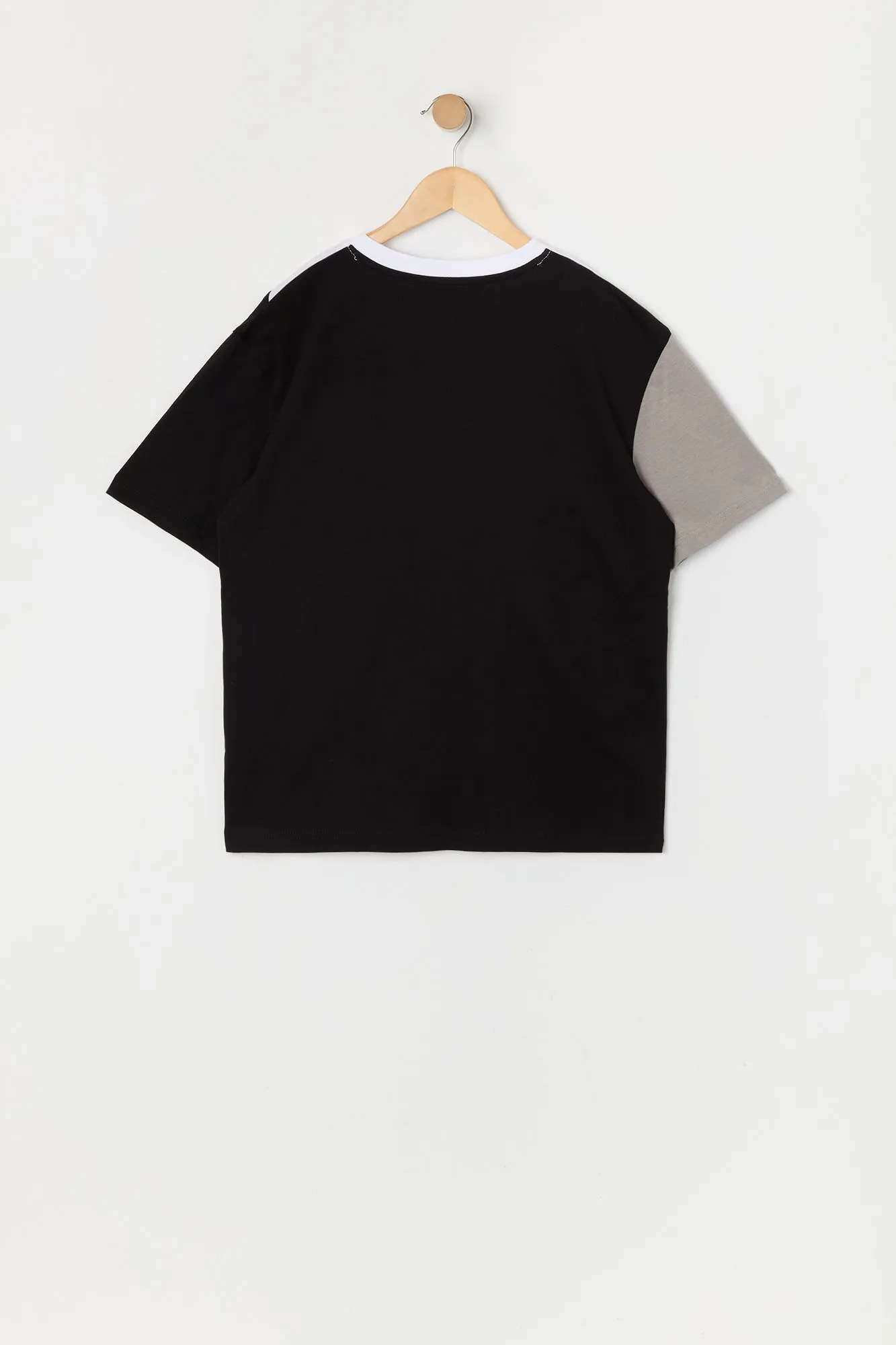 Boys Colourblock Crewneck T-Shirt sold by Urban Planet product image thumbnail 4