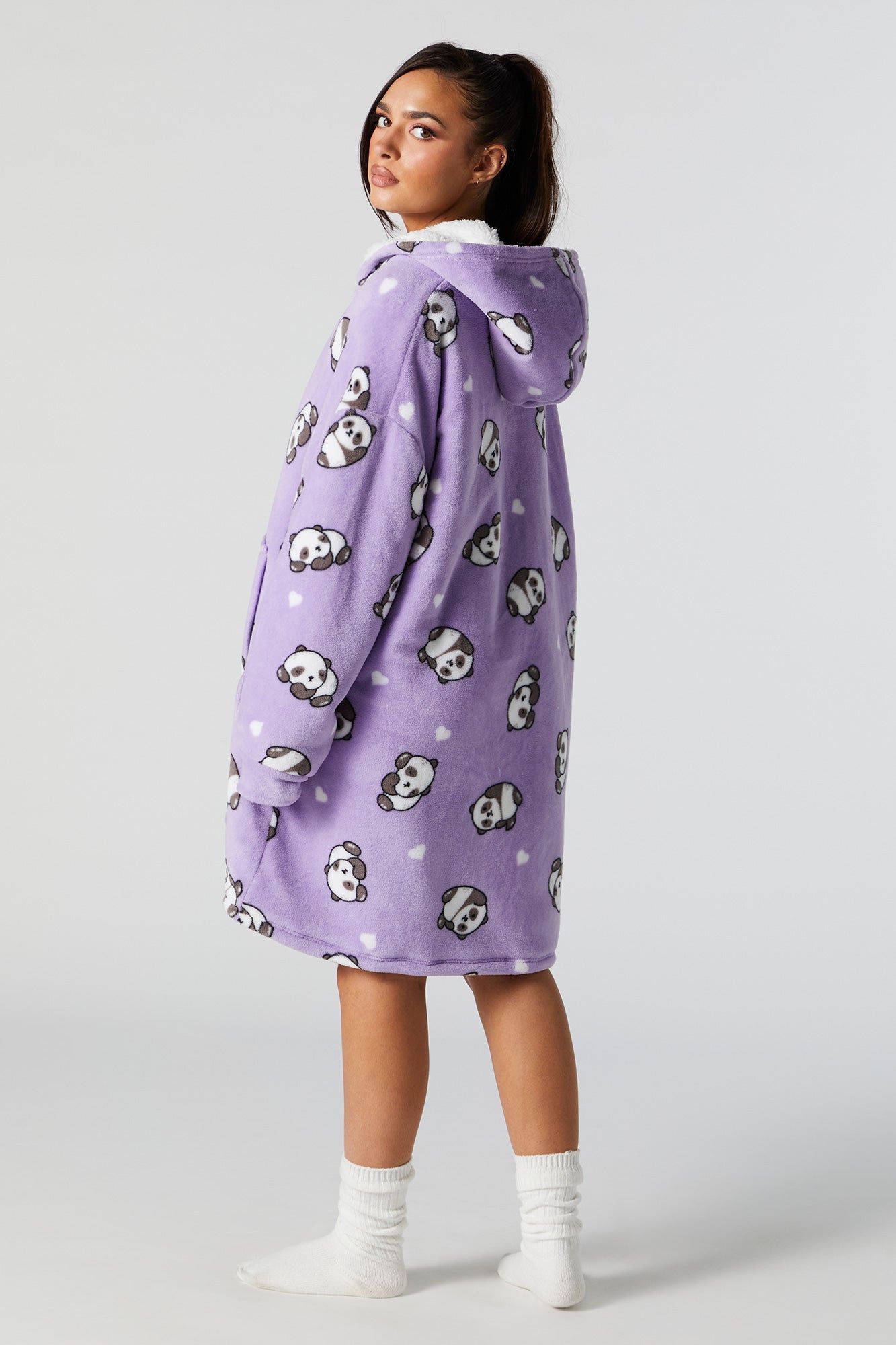 Haut surdimensionné Dragée avec fermeture à glissière sold by Urban Planet product image thumbnail 2