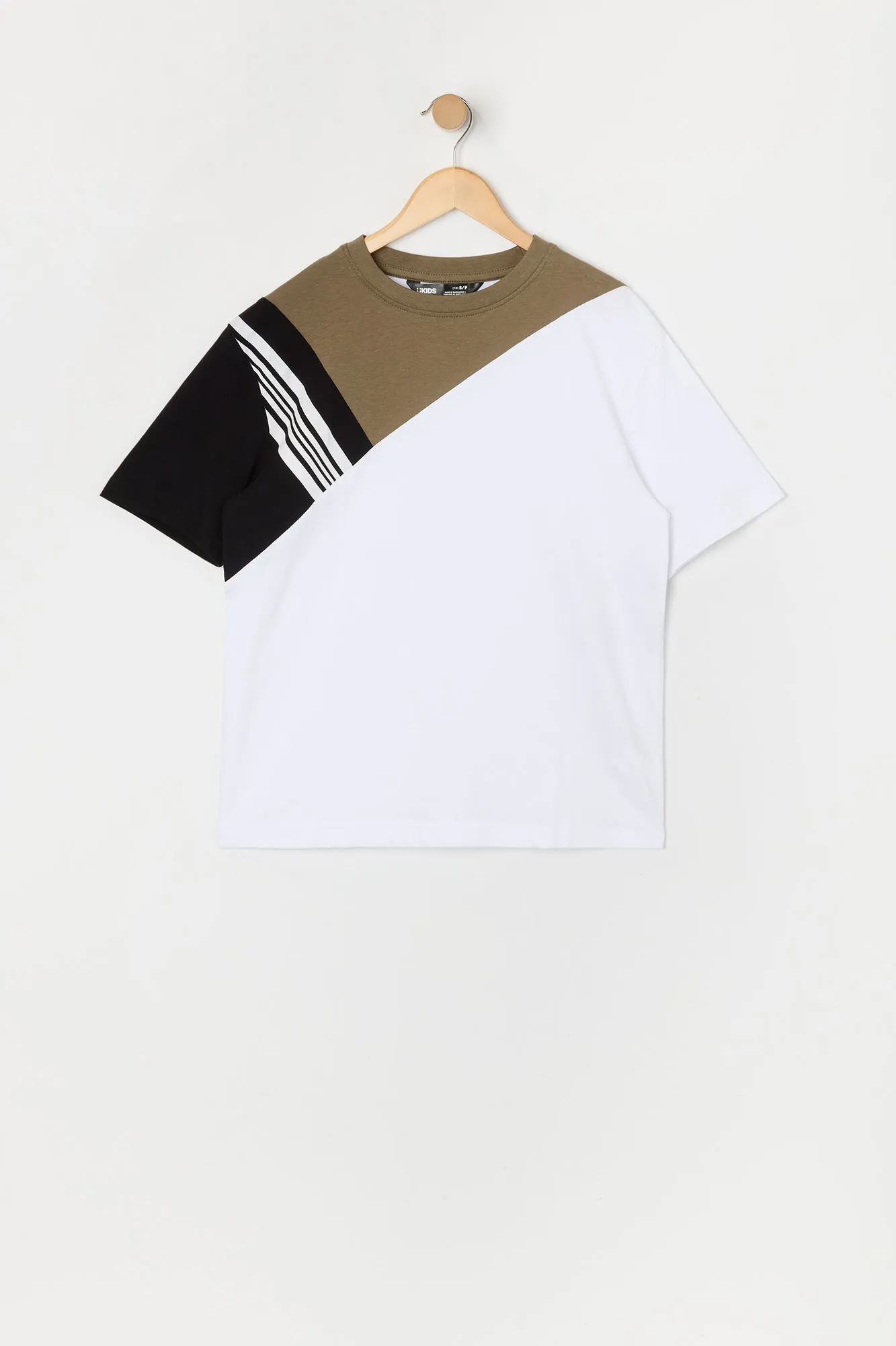 Boys Colourblock Crewneck T-Shirt sold by Urban Planet product image thumbnail 5