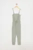 Girls Buttoned Tie Waist Jumpsuit sold by Urban Planet