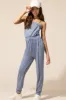Girls Buttoned Tie Waist Jumpsuit sold by Urban Planet