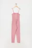Girls Buttoned Tie Waist Jumpsuit sold by Urban Planet