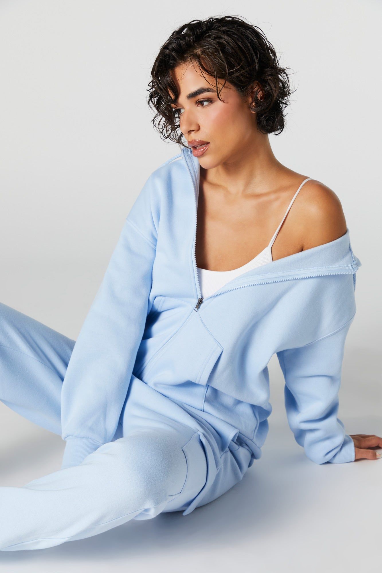 Oversized Zip Up Hoodie sold by Urban Planet