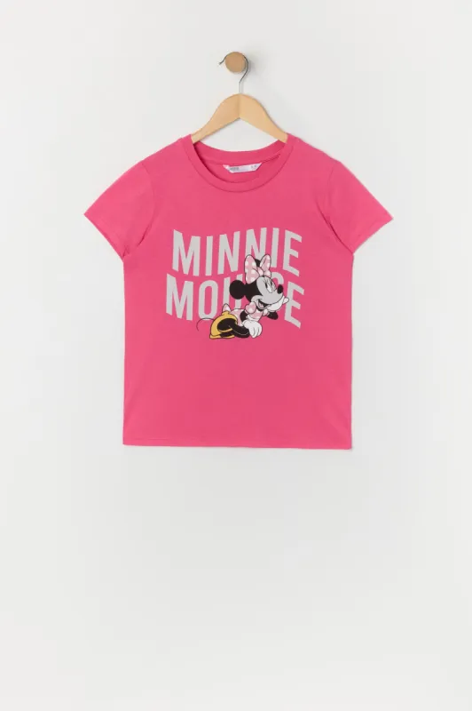 T-shirt à imprimé Minnie Mouse pour fille sold by Urban Planet