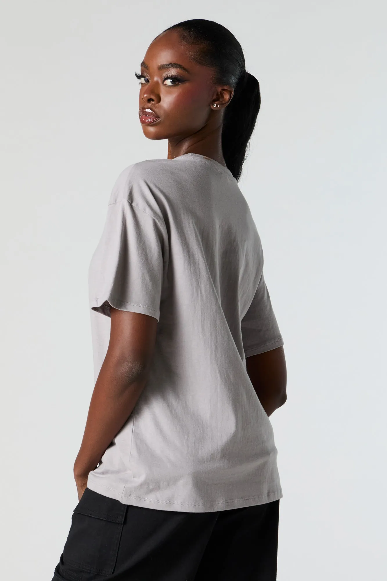 Sweet Cherry Graphic Boyfriend T-Shirt sold by Urban Planet product image thumbnail 4