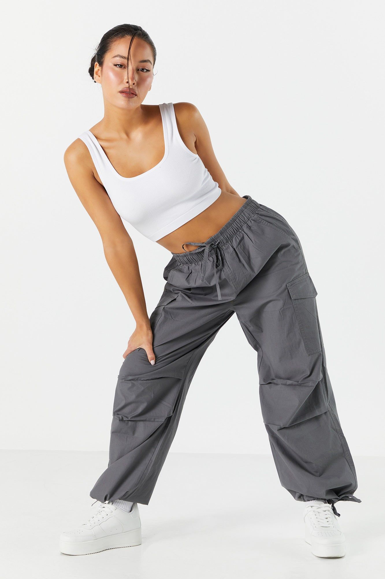 Seamless Square Neck Cropped Tank sold by Urban Planet product image thumbnail 9