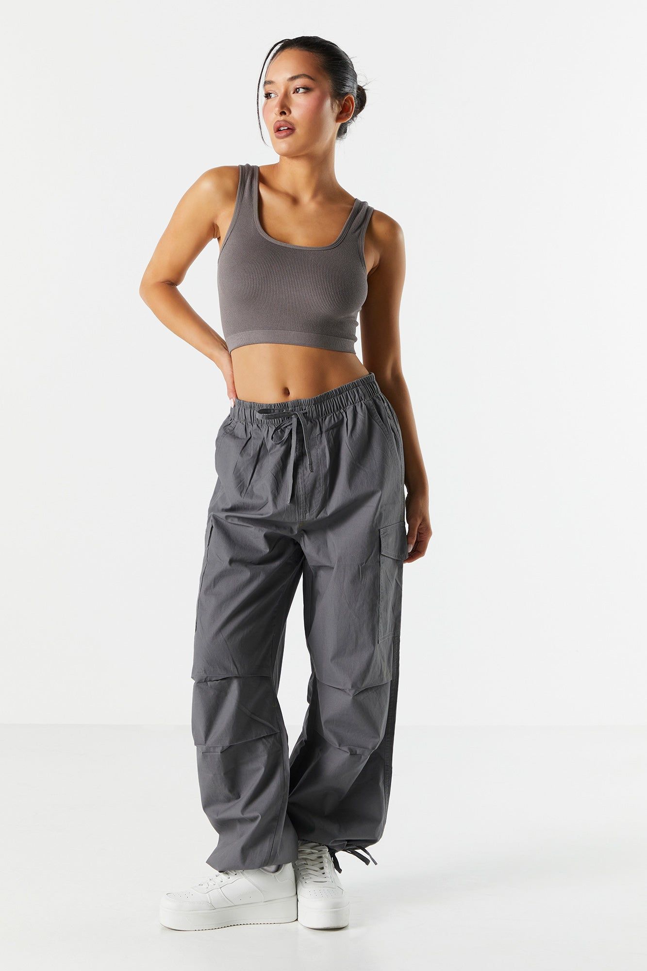 Seamless Square Neck Cropped Tank sold by Urban Planet product image thumbnail 6