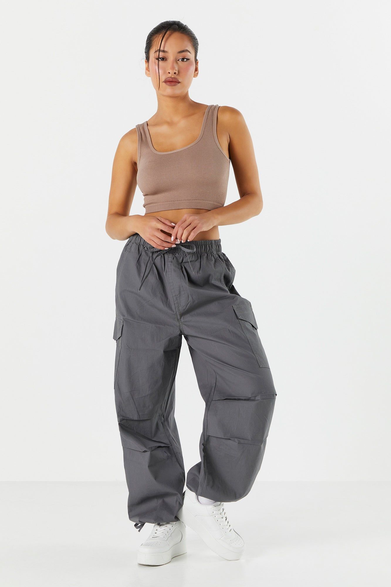 Seamless Square Neck Cropped Tank sold by Urban Planet product image thumbnail 12